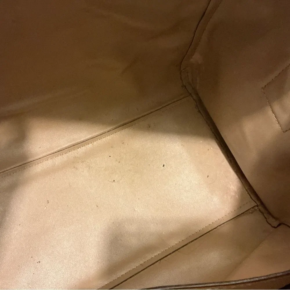 Michael Kors Tan and Brown Signature Satchel